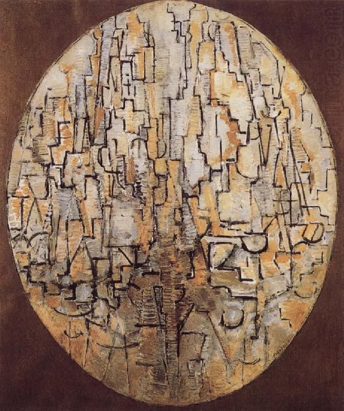 Piet Mondrian Conformation of oblong with tree oil painting picture